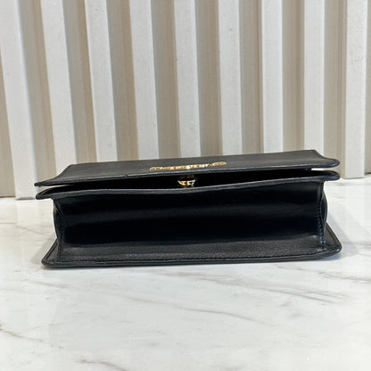 Prada Black Saffiano Chain Bag