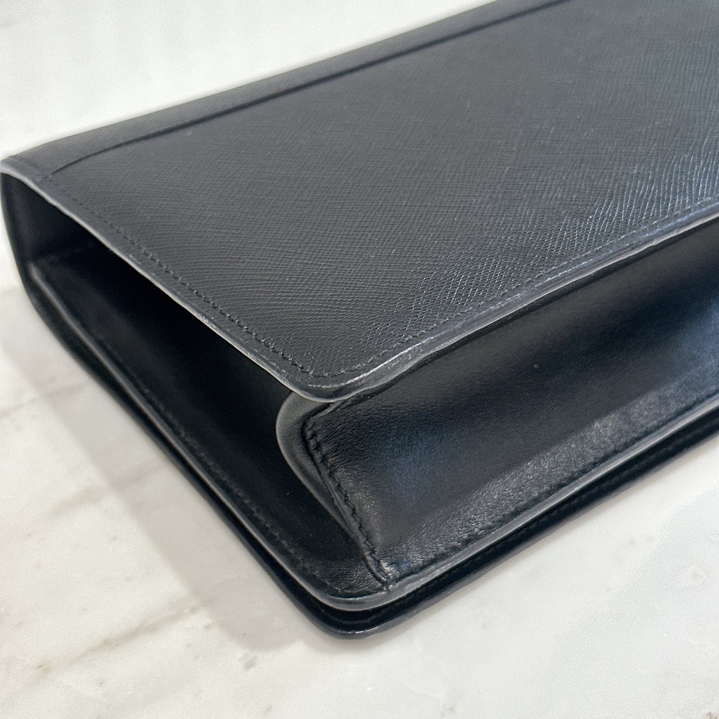 Prada Black Saffiano Chain Bag