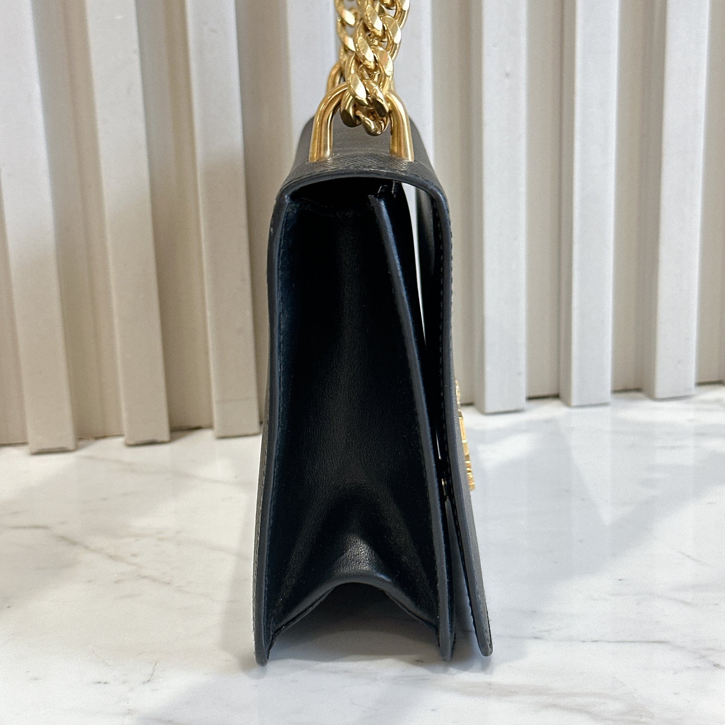 Prada Black Saffiano Chain Bag