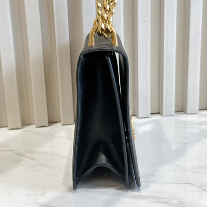 Prada Black Saffiano Chain Bag