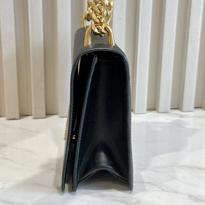 Prada Black Saffiano Chain Bag