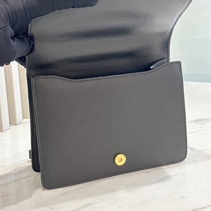 Prada Black Saffiano Chain Bag