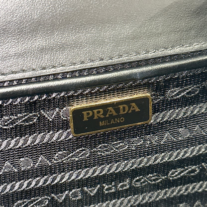 Prada Black Saffiano Chain Bag