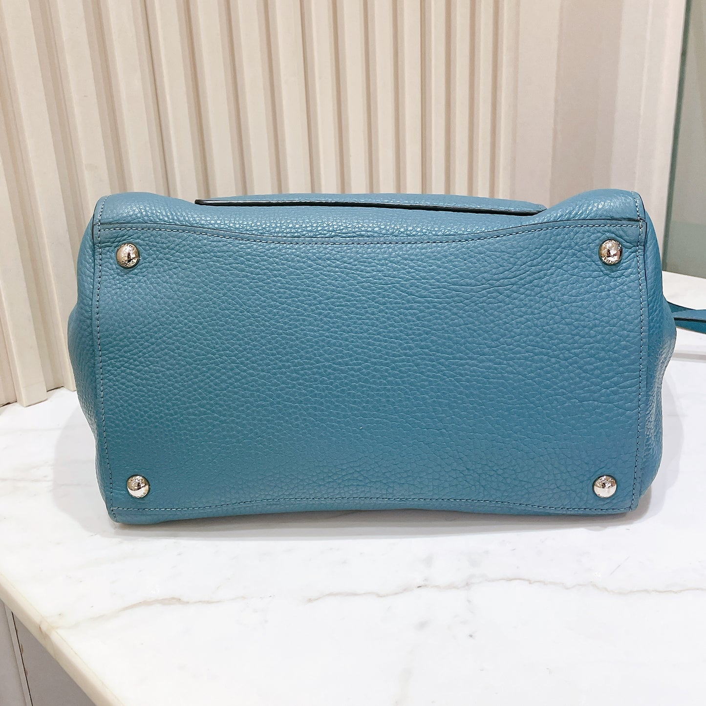 Prada Front Pocket Wing Convertible Tote in Blue