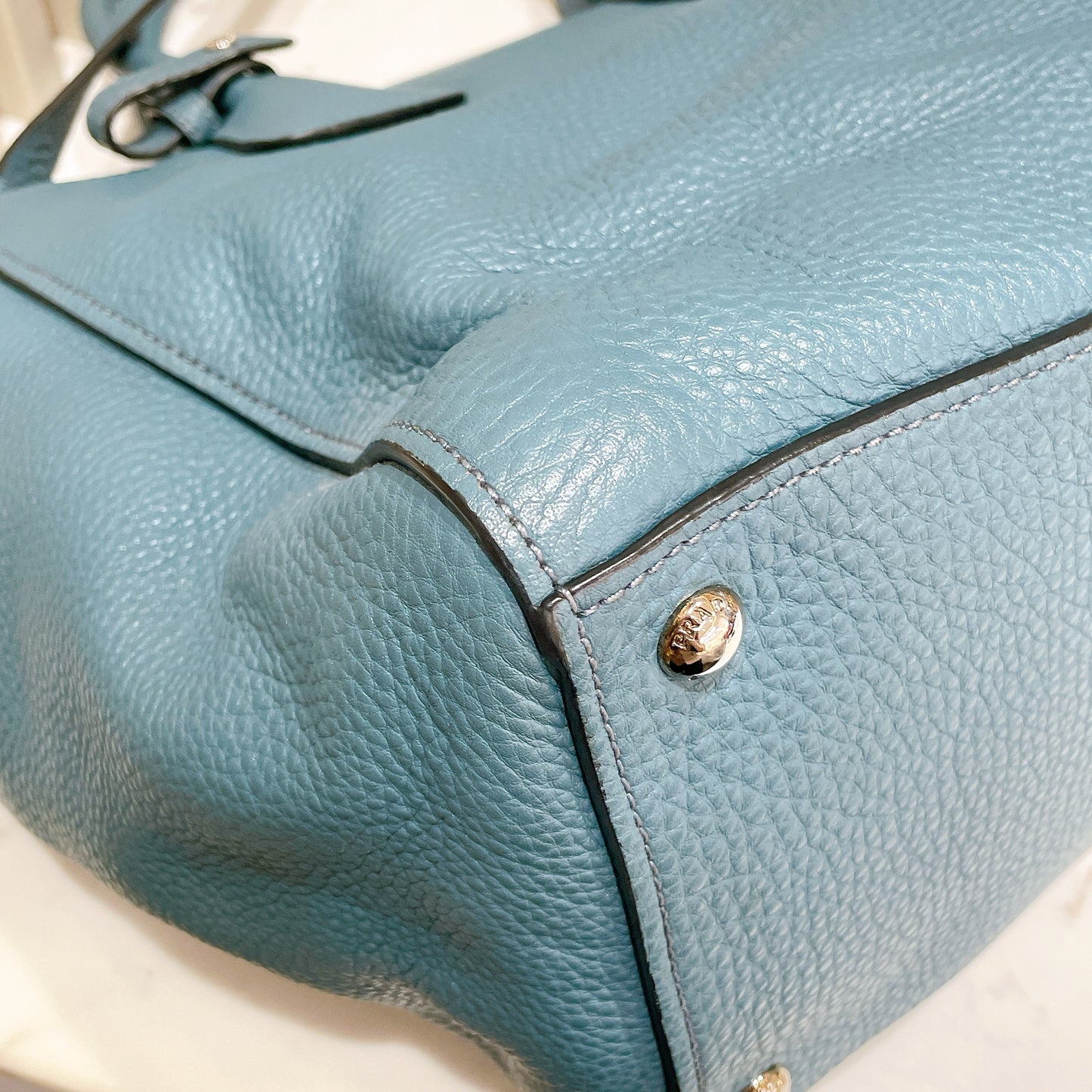 Prada Front Pocket Wing Convertible Tote in Blue