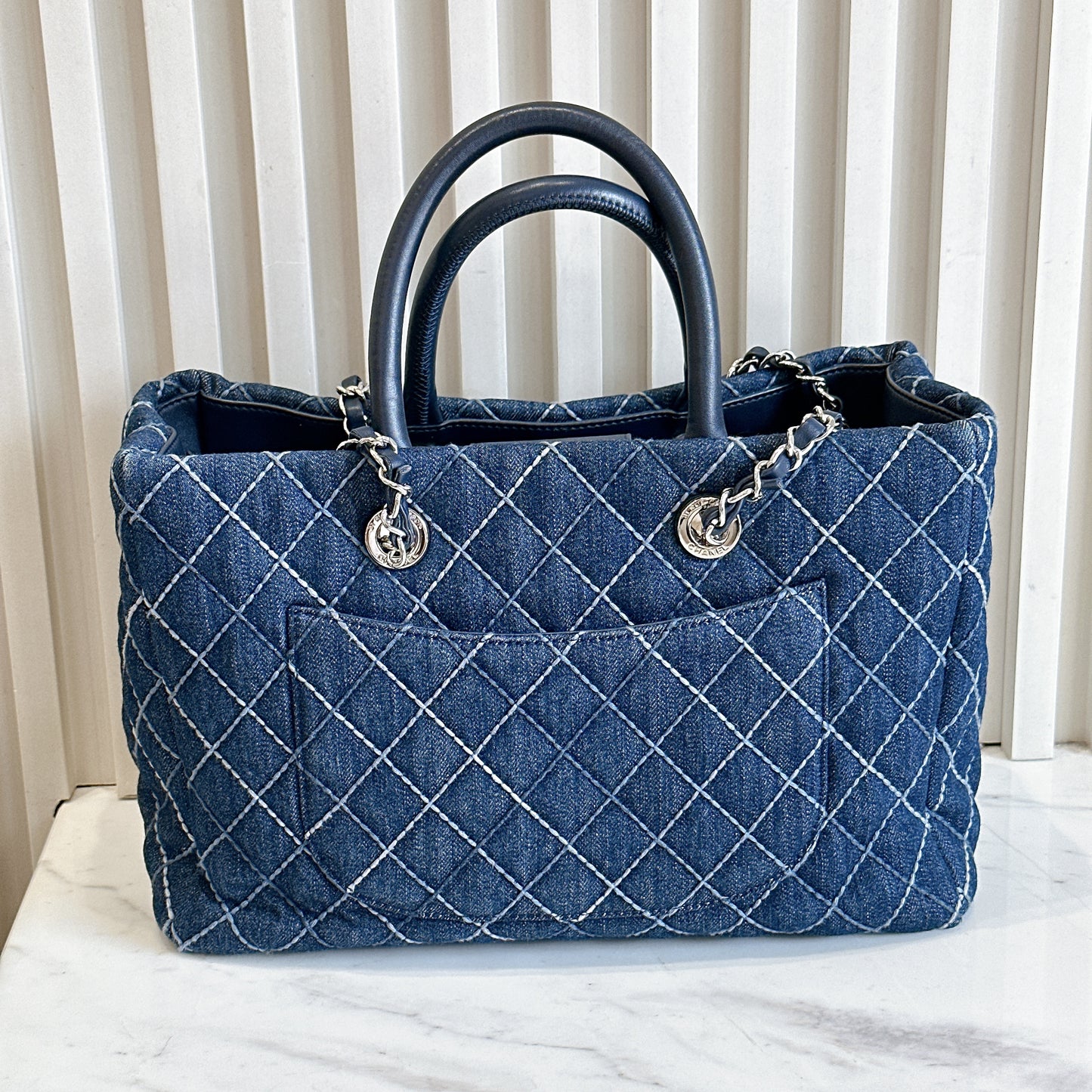 Chanel Denim Coco Handle Tote