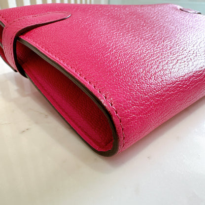 Hermes Kelly Wallet in Rose