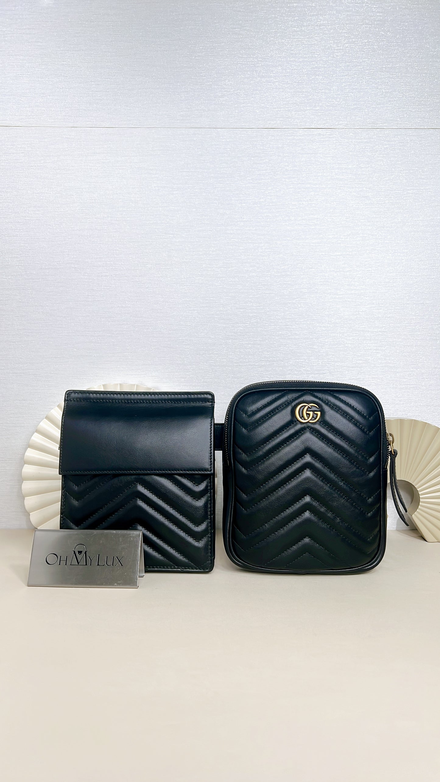 Gucci GG Marmont Trapunta Belt Bag