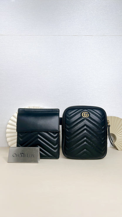 Gucci GG Marmont Trapunta Belt Bag