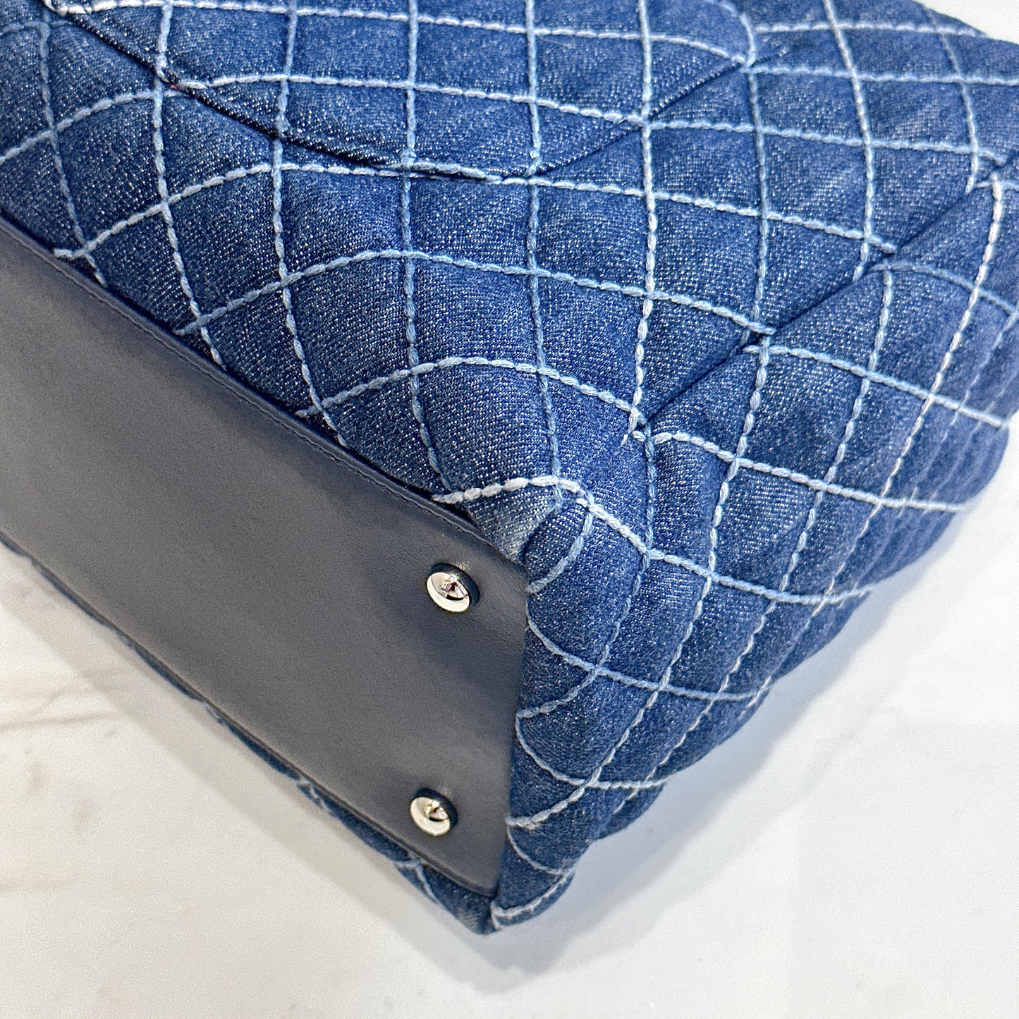 Chanel Denim Coco Handle Tote