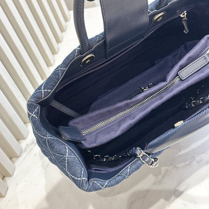 Chanel Denim Coco Handle Tote