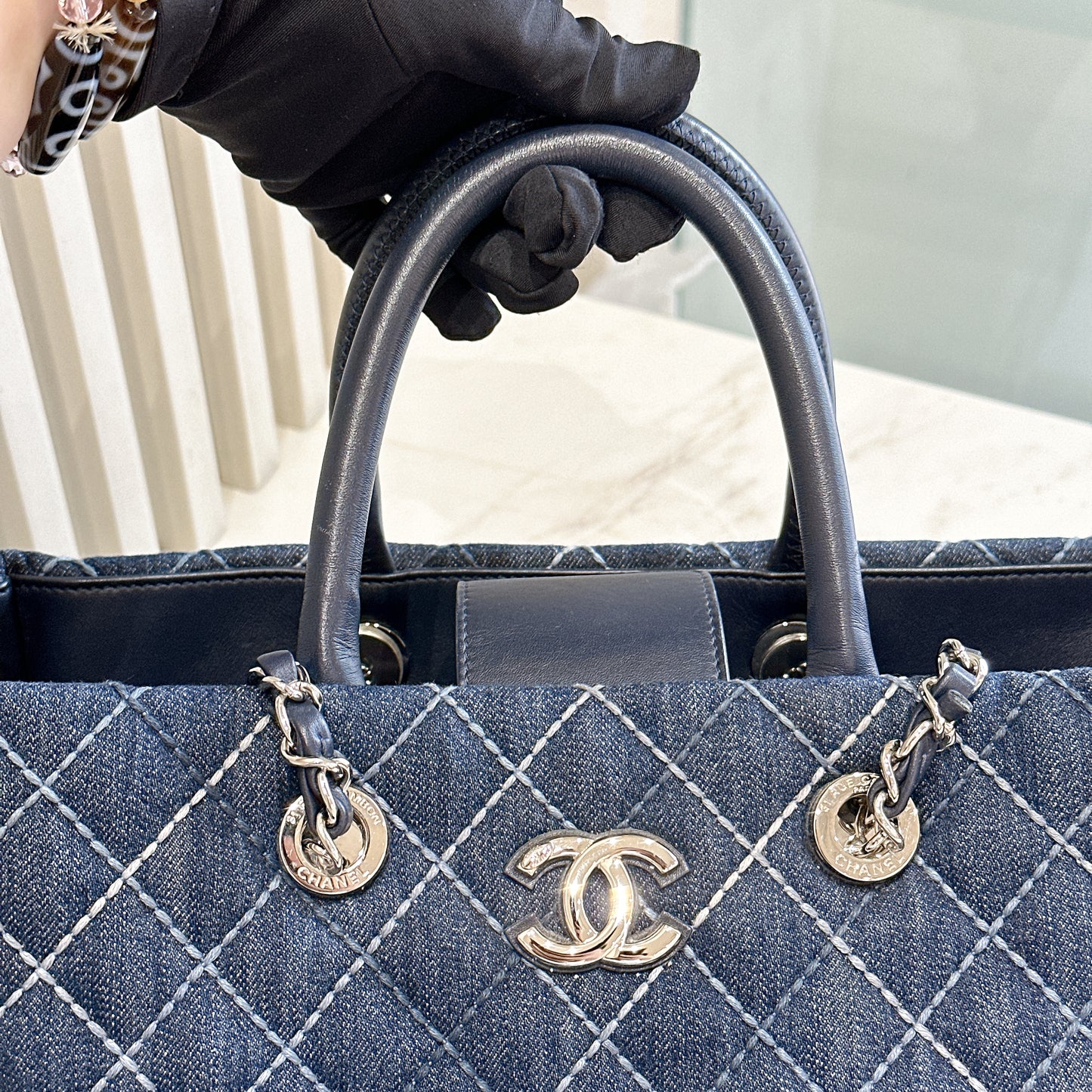 Chanel Denim Coco Handle Tote