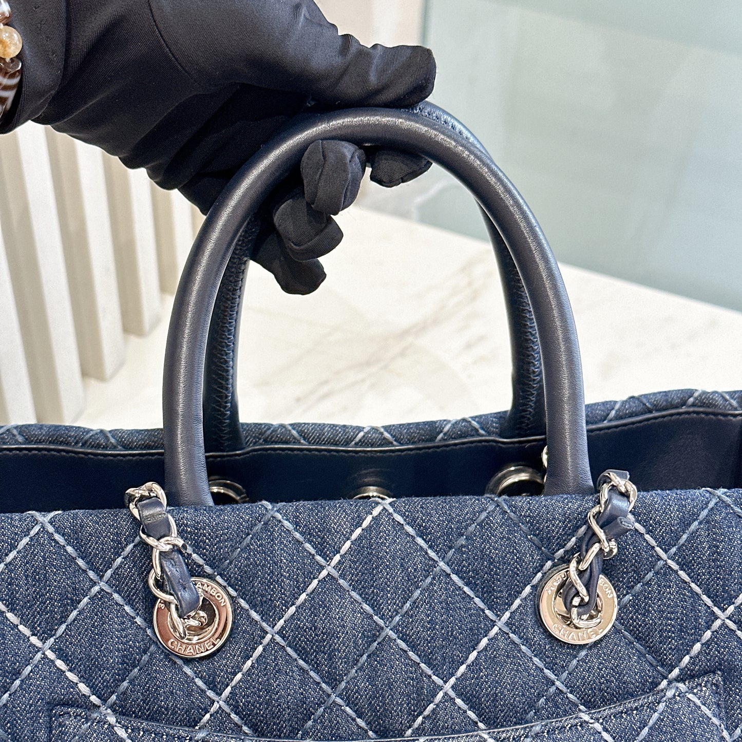Chanel Denim Coco Handle Tote