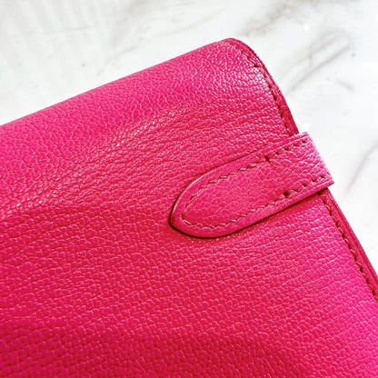 Hermes Kelly Wallet in Rose