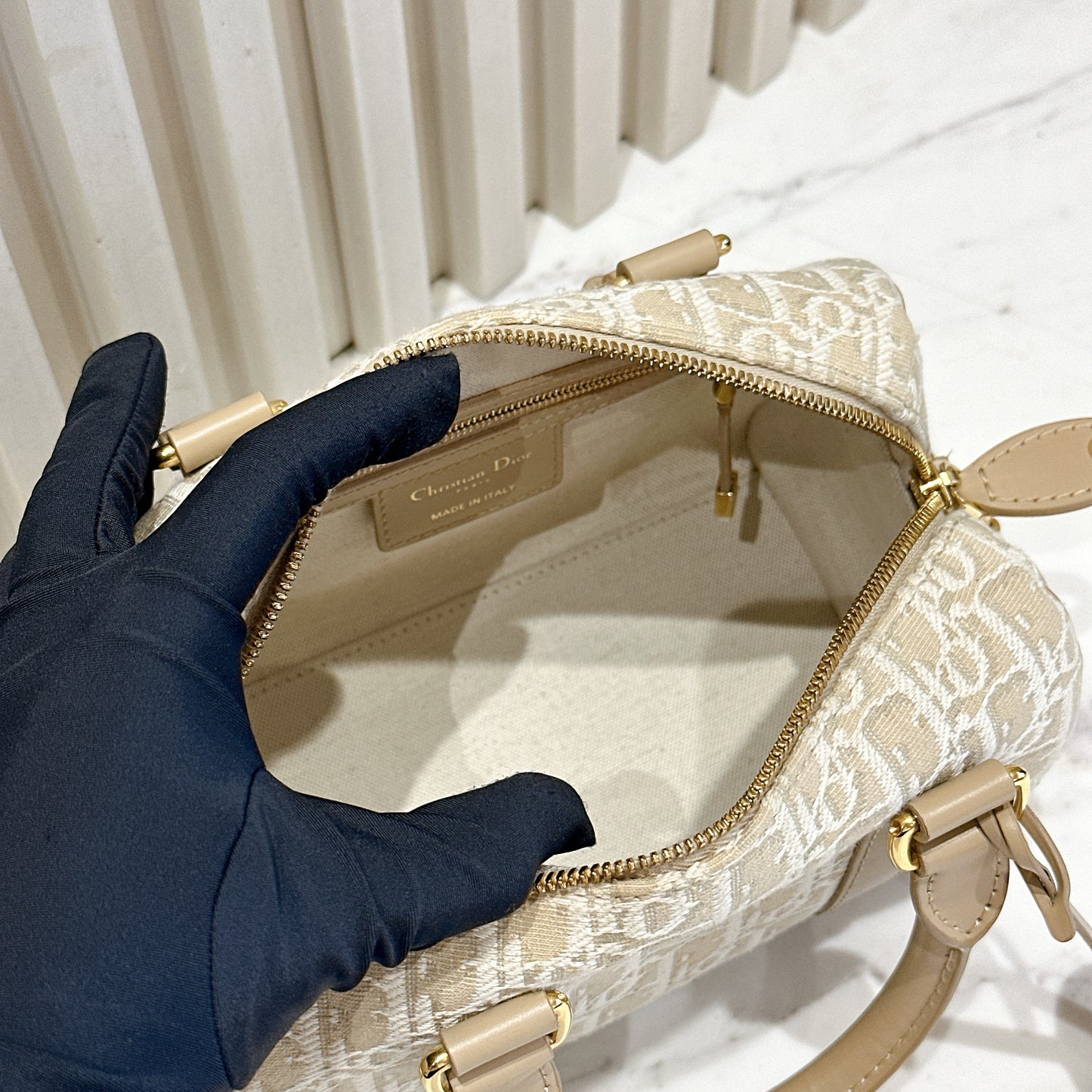 Dior Groove 20 Oblique Jacquard Natural