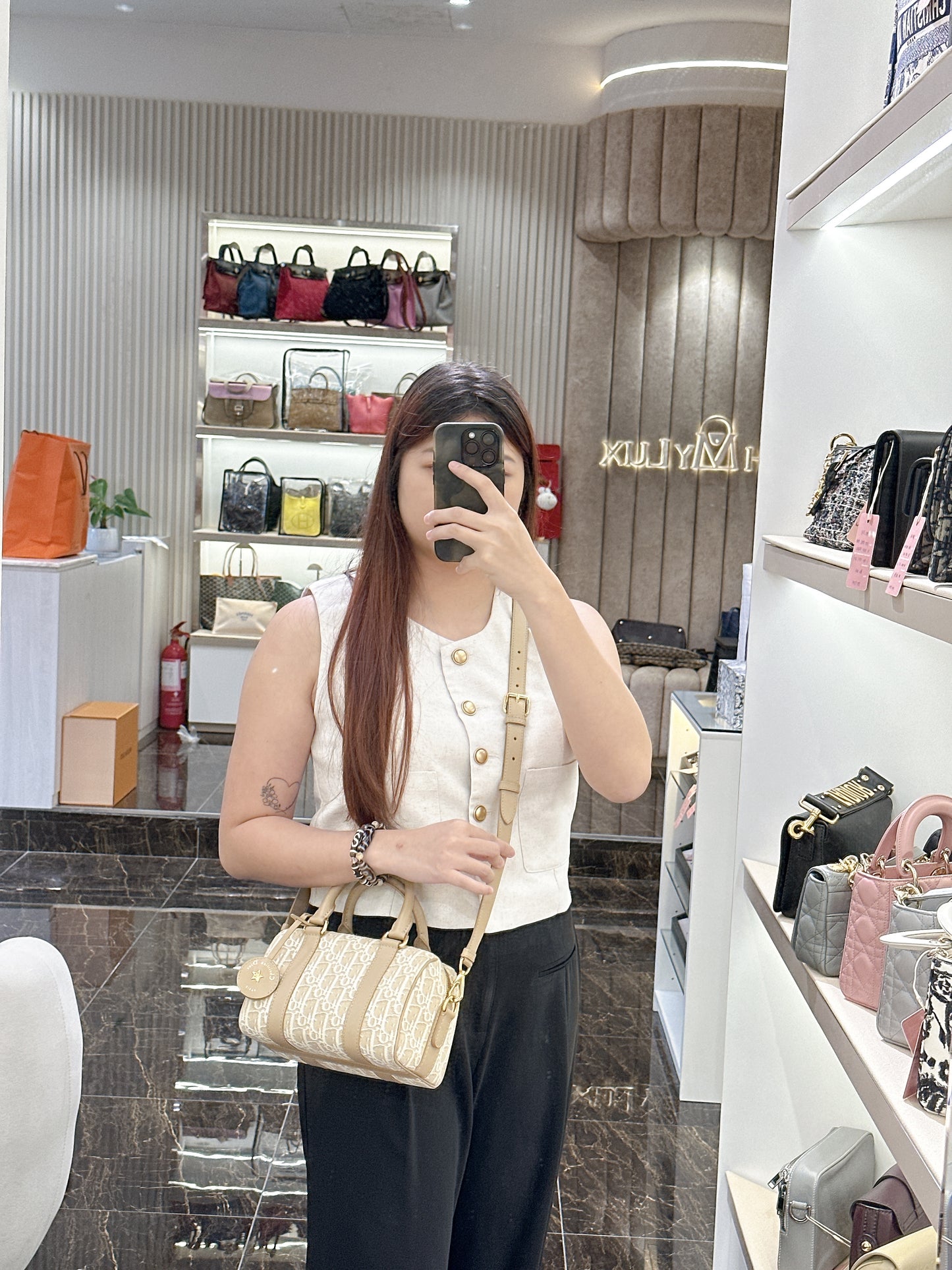 Dior Groove 20 Oblique Jacquard Natural