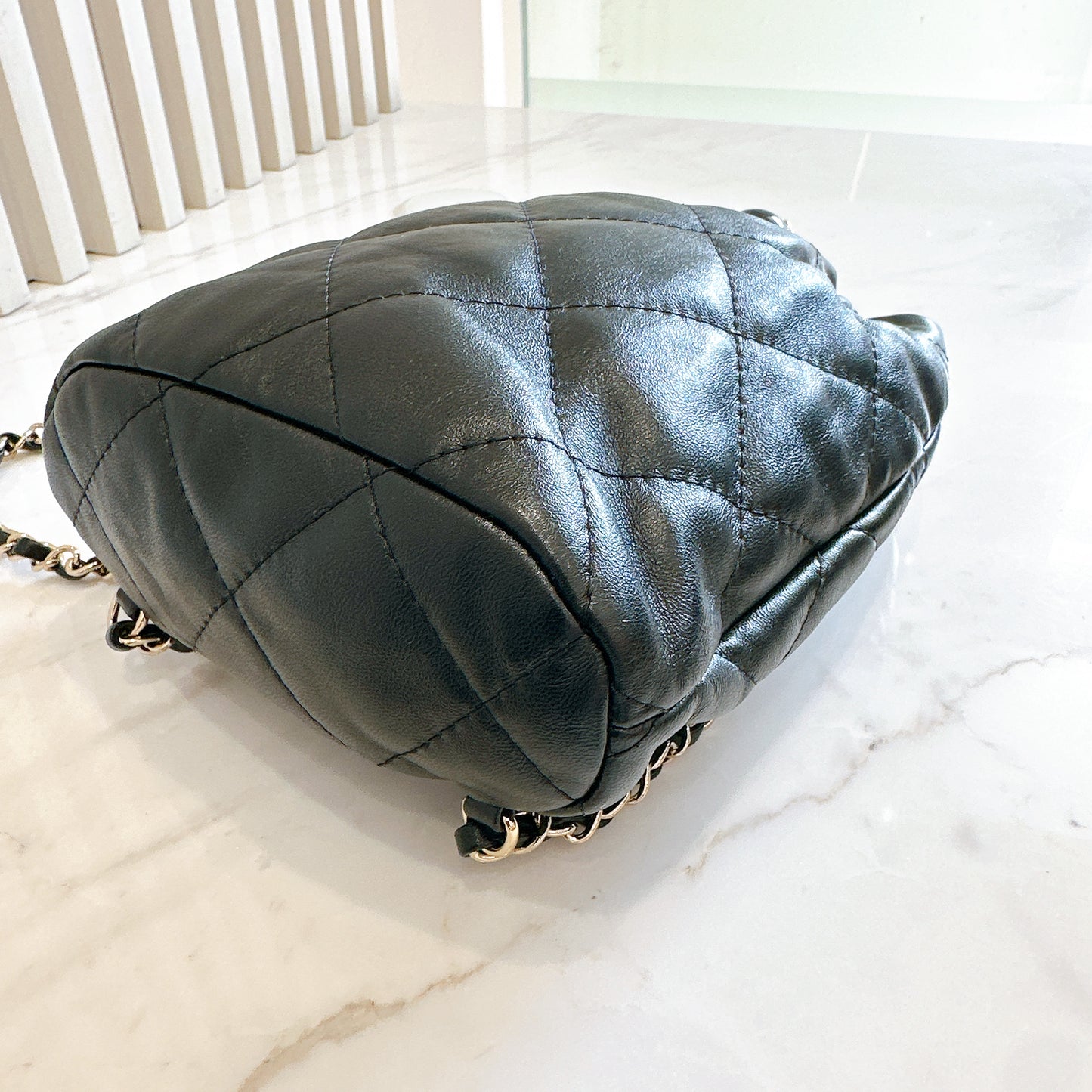 Chanel Quilted Drawstring Backpack