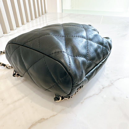 Chanel Quilted Drawstring Backpack