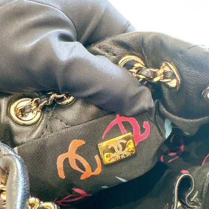 Chanel Quilted Drawstring Backpack
