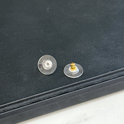 Chanel Pink Enamel CC Earring