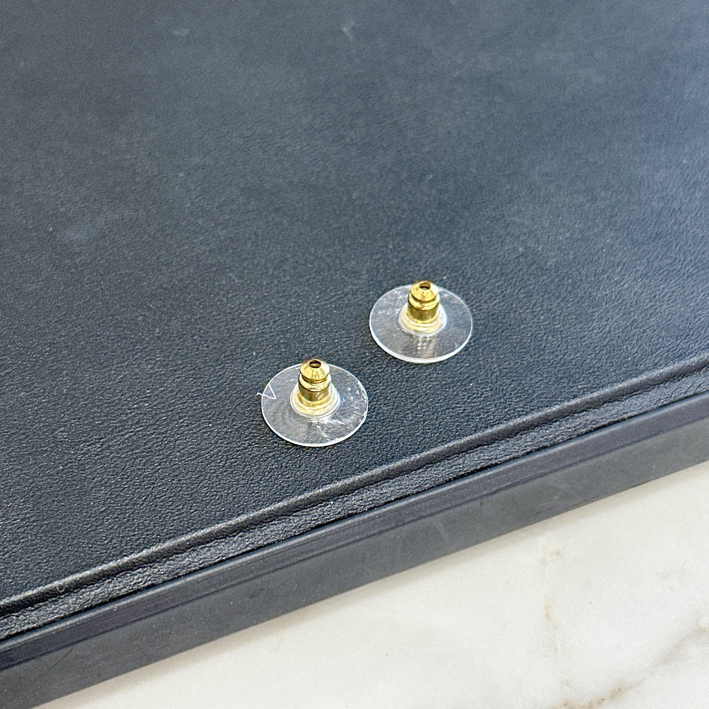 Chanel Pearl Logo Hoop Earring