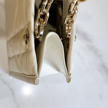 Dior Tote Bag Essential Archi Cannage White