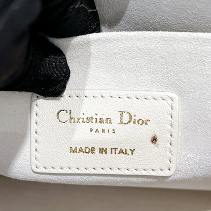 Dior Tote Bag Essential Archi Cannage White