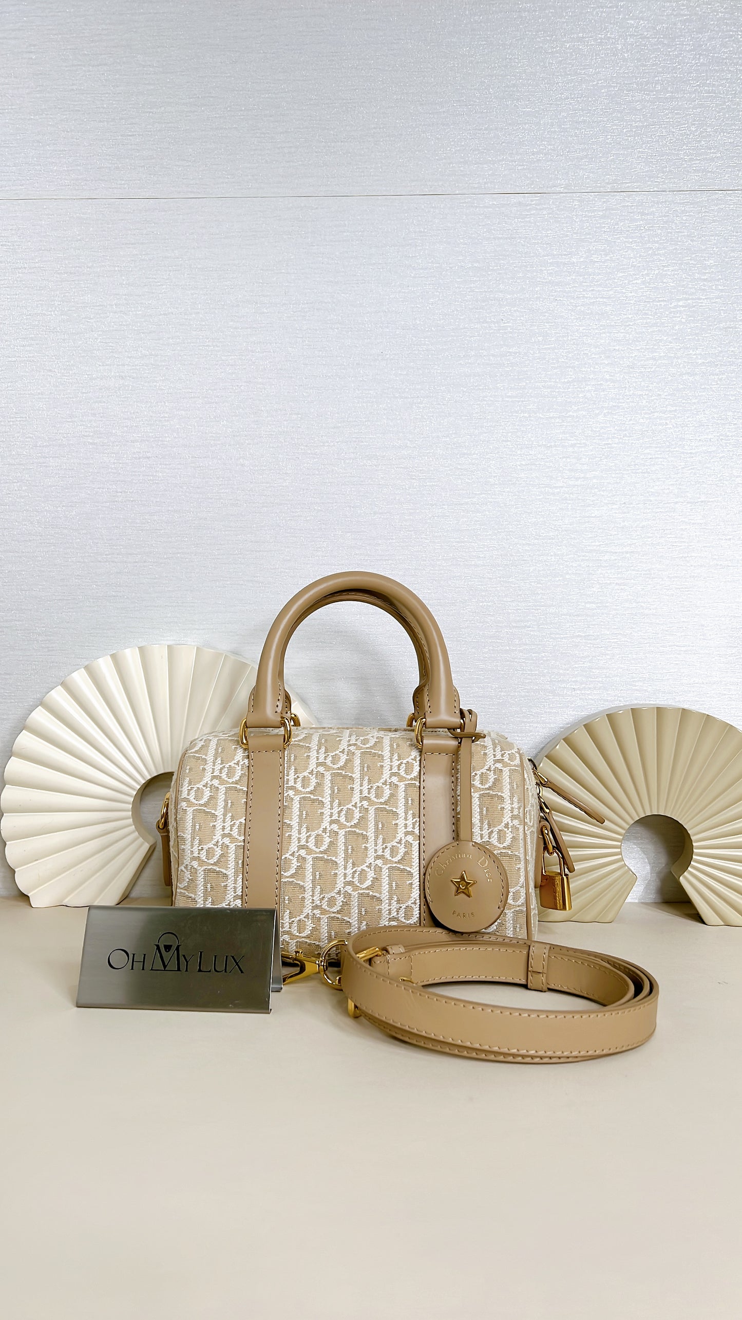 Dior Groove 20 Oblique Jacquard Natural