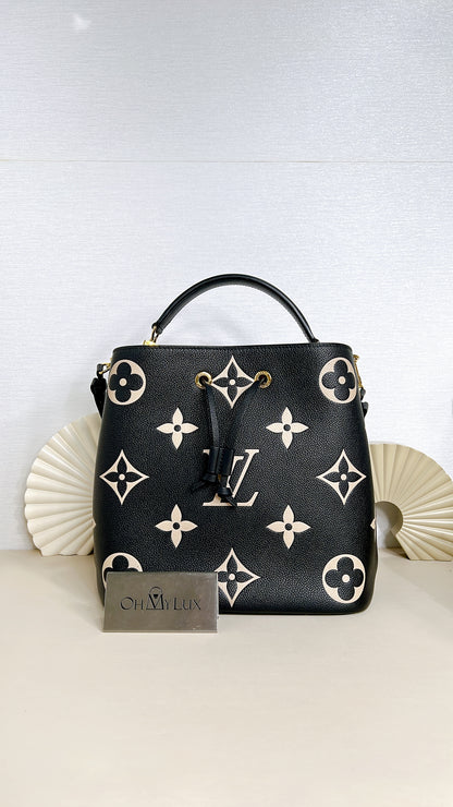LV Neo Noe Black and Creme