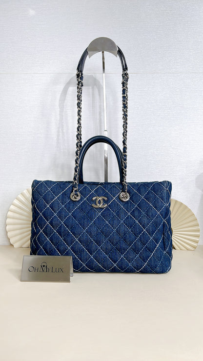 Chanel Denim Coco Handle Tote