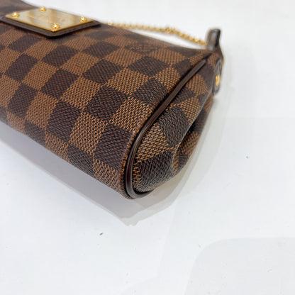 LV Damier Ebene Eva Clutch