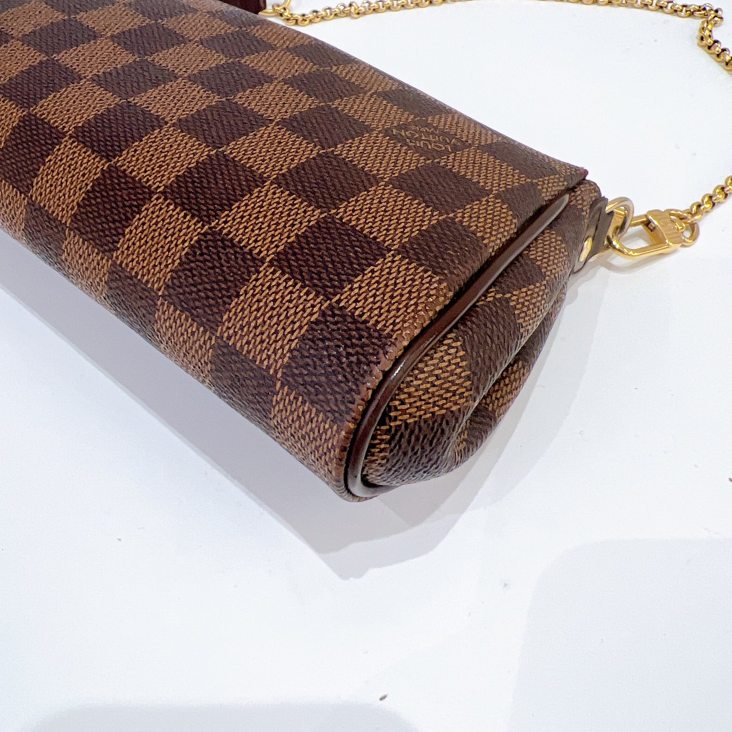 LV Damier Ebene Eva Clutch
