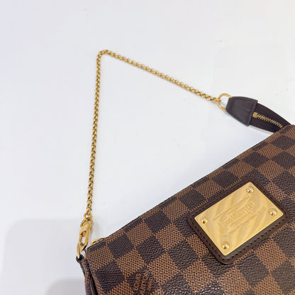 LV Damier Ebene Eva Clutch
