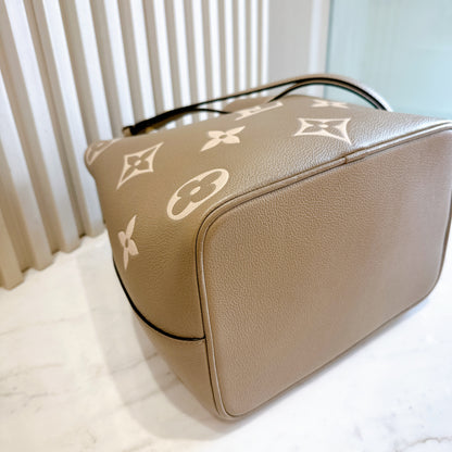 LV Neo Noe MM in Tourterelle / Creme