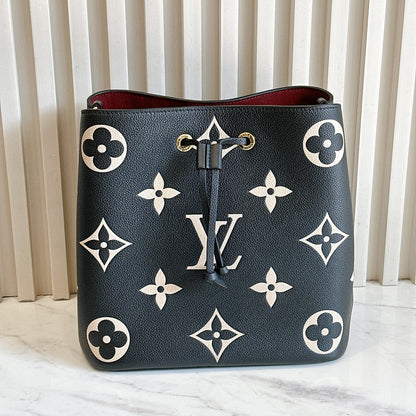 LV Neo Noe Black and Creme