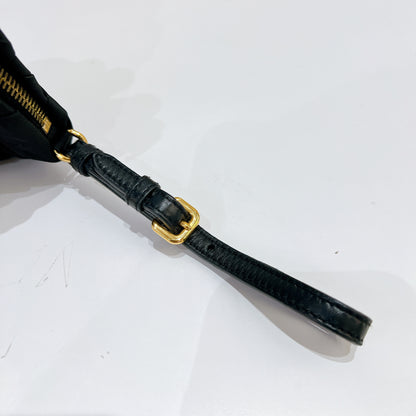 Prada Origami Nylon Clutch in Black