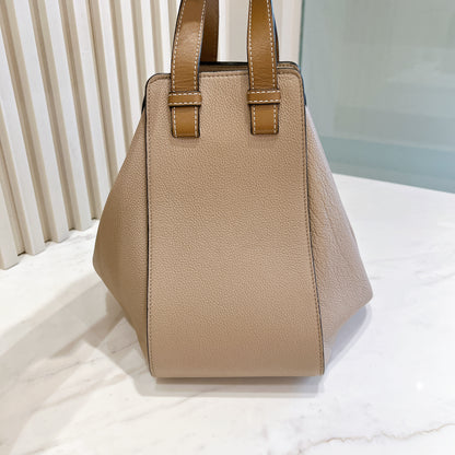 Loewe Hammock Soft Grained Calfskin in Sand