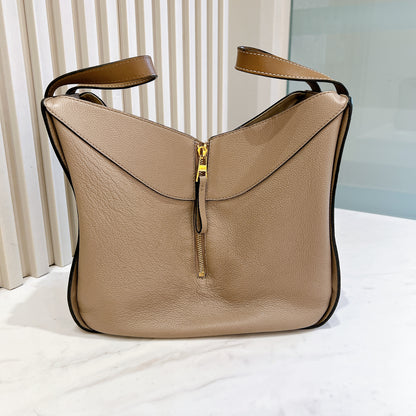 Loewe Hammock Soft Grained Calfskin in Sand