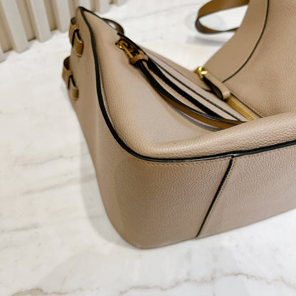 Loewe Hammock Soft Grained Calfskin in Sand