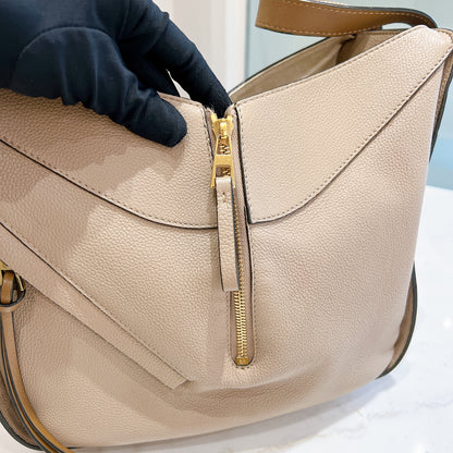 Loewe Hammock Soft Grained Calfskin in Sand