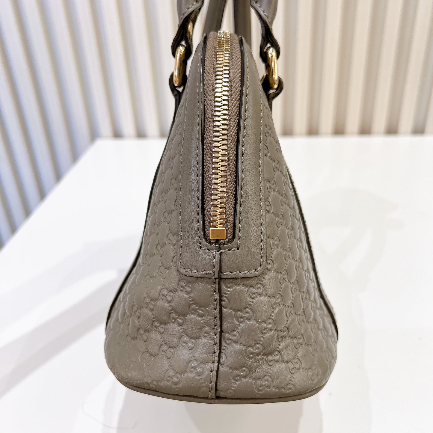 Gucci Guccissima Mini Dome in Grey