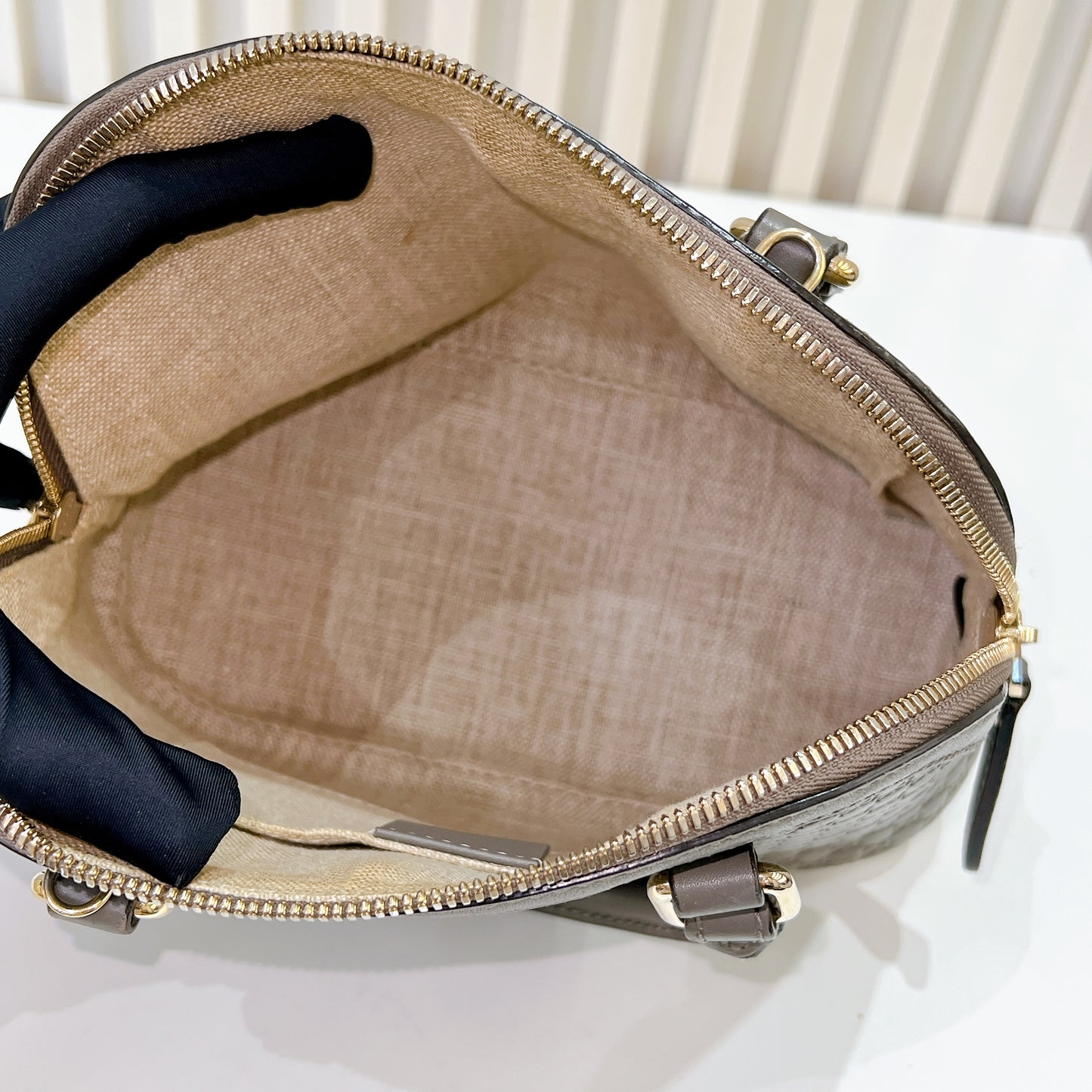 Gucci Guccissima Mini Dome in Grey