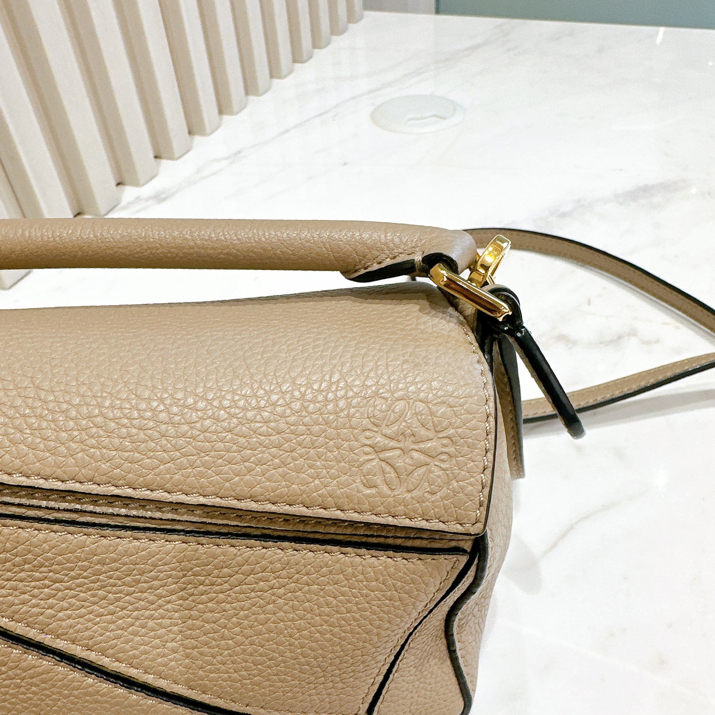 Loewe Mini Puzzle in Sand