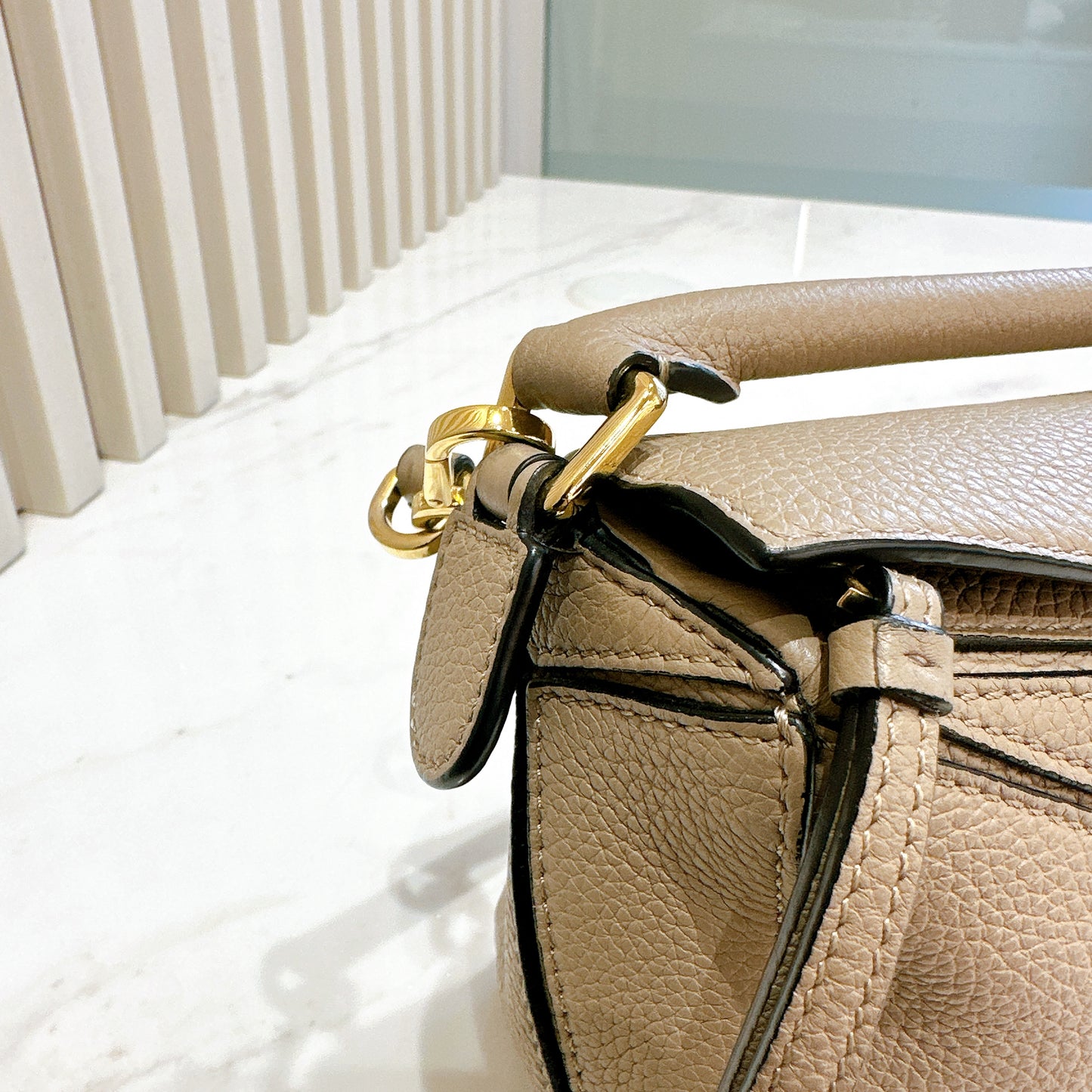 Loewe Mini Puzzle in Sand