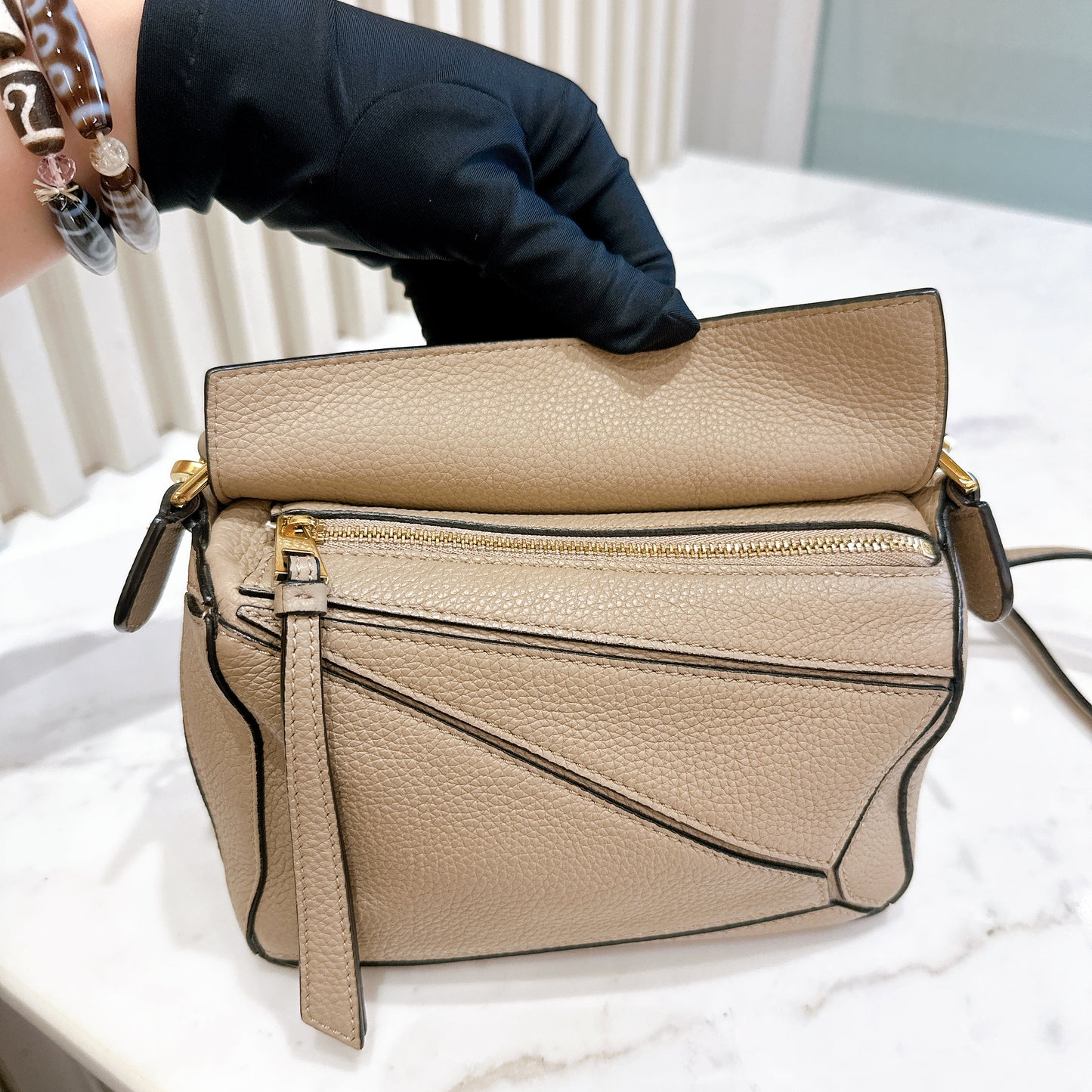 Loewe Mini Puzzle in Sand