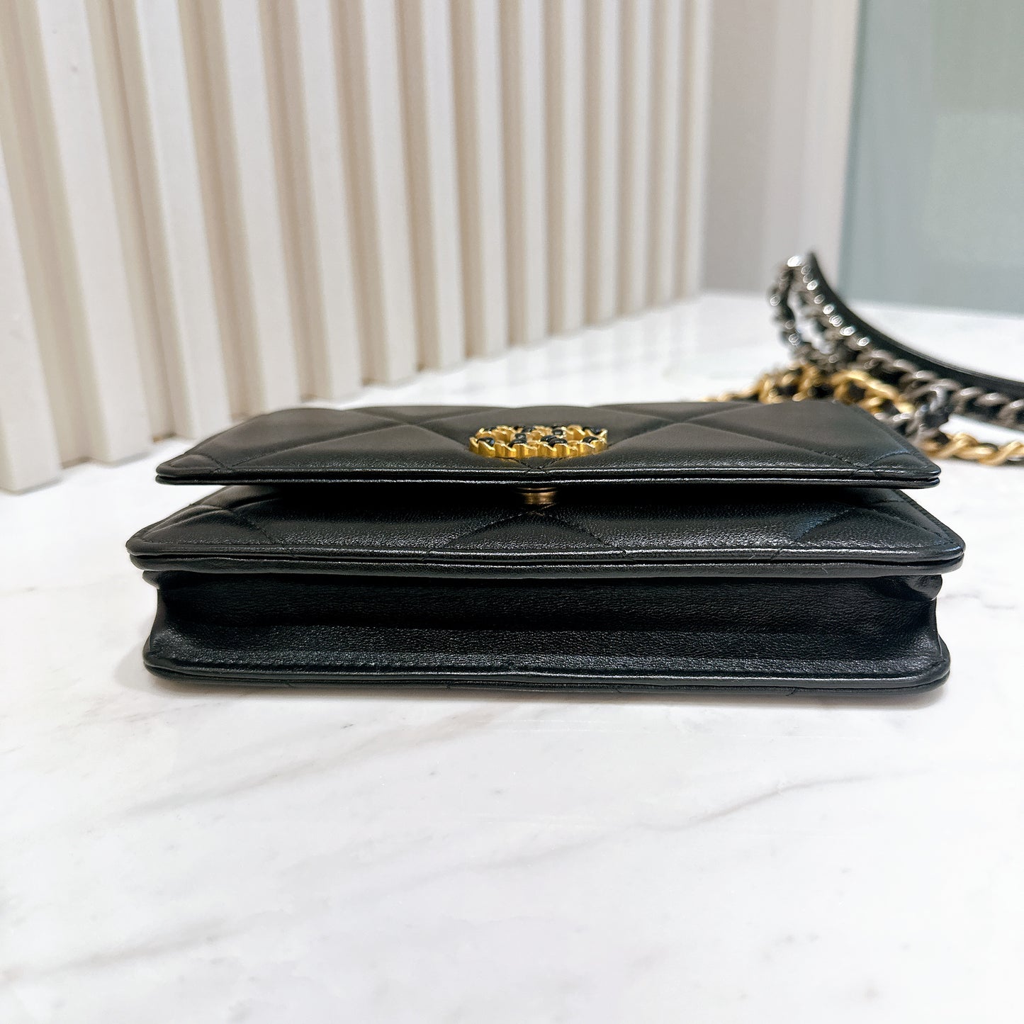 Chanel 19 WOC in Black