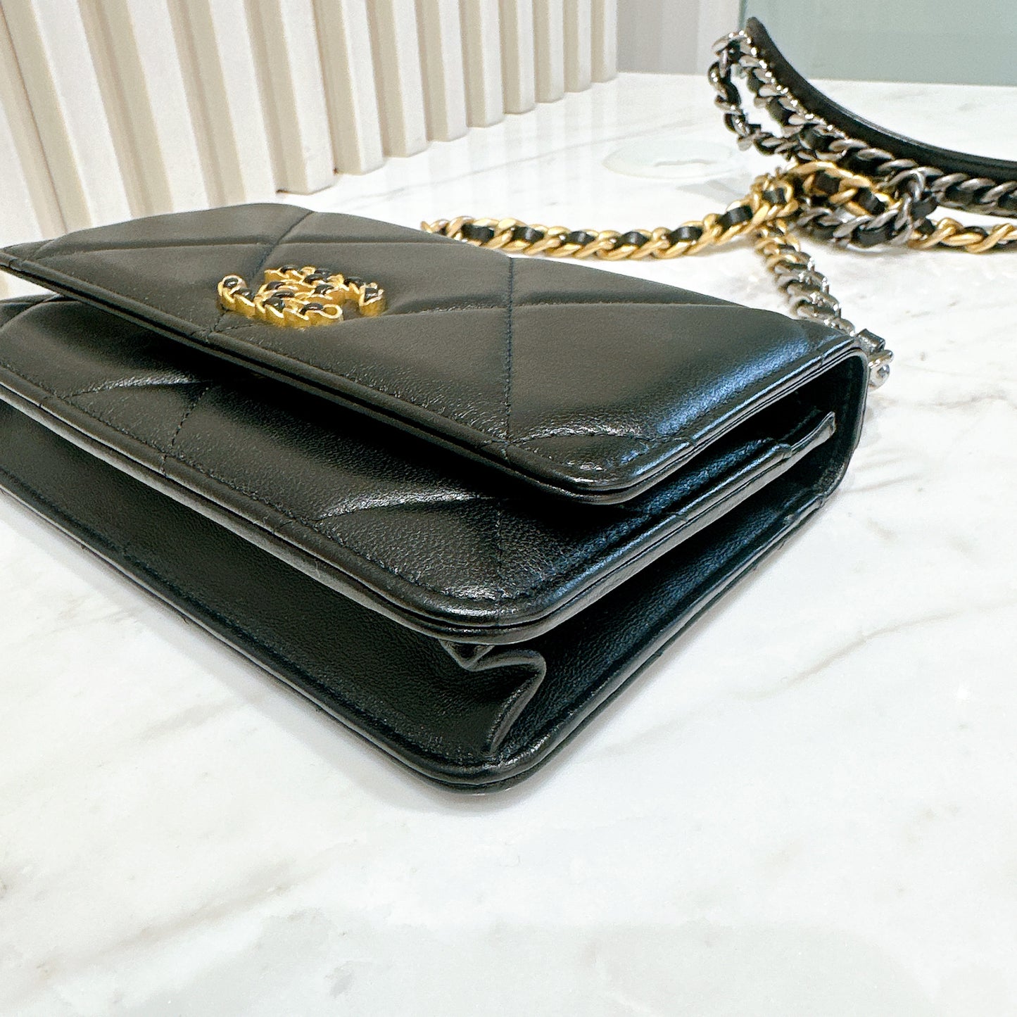 Chanel 19 WOC in Black