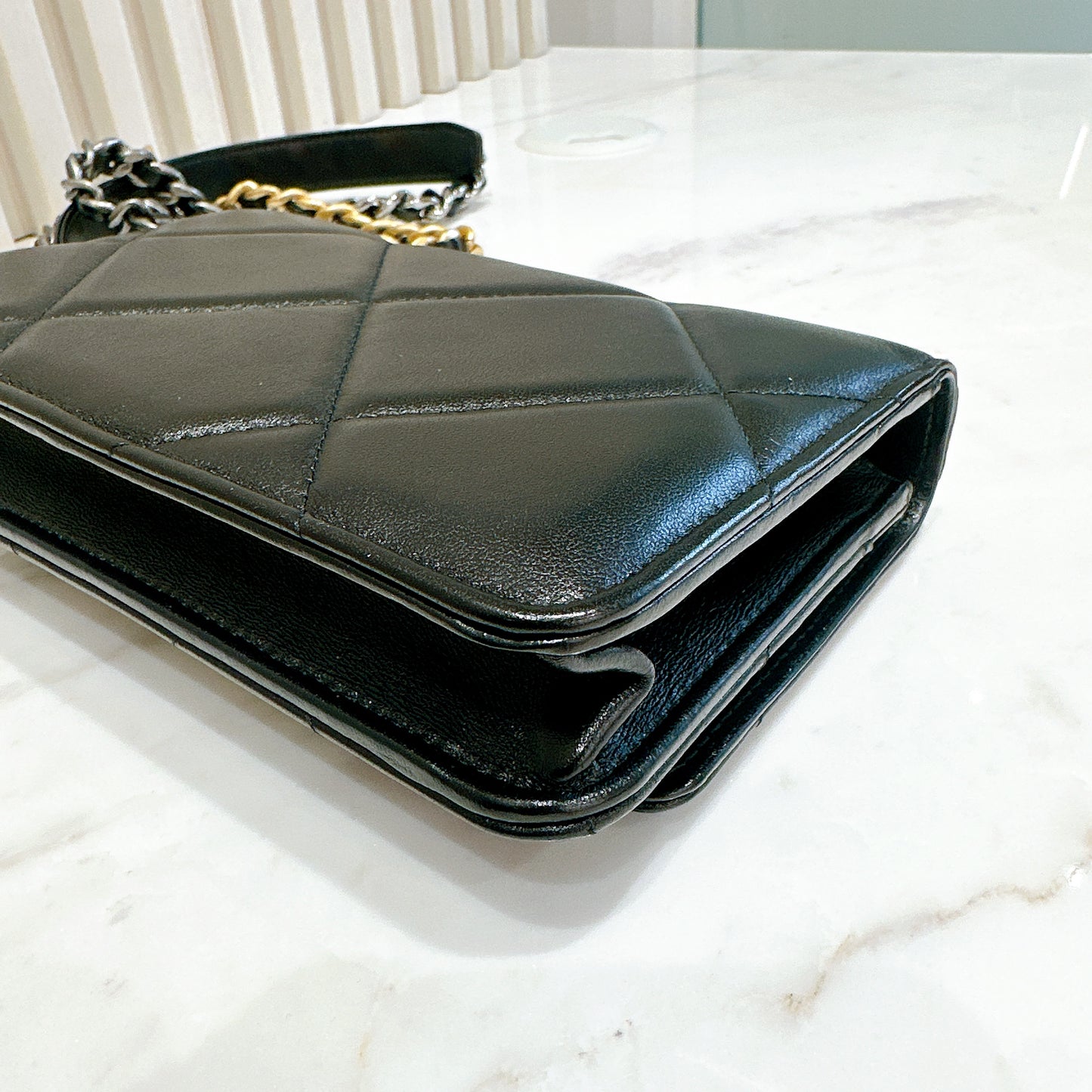 Chanel 19 WOC in Black