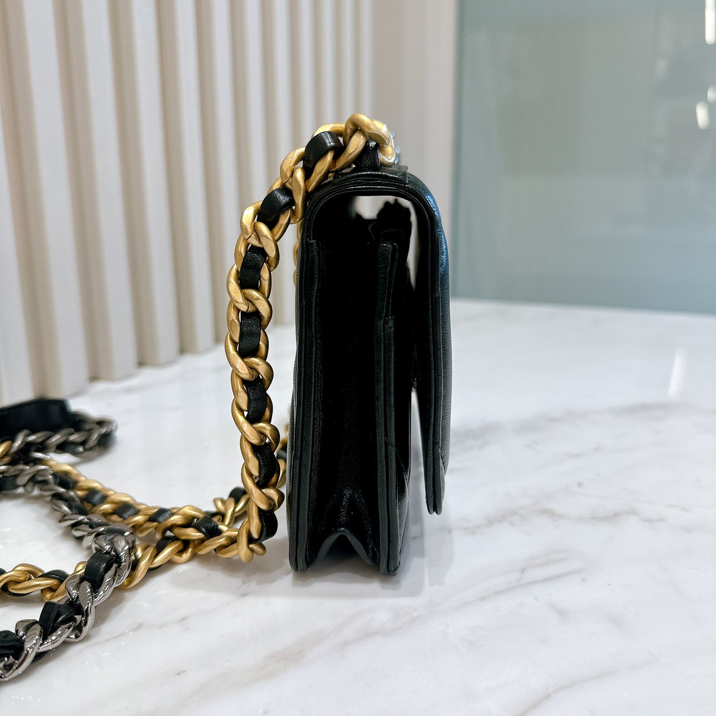 Chanel 19 WOC in Black