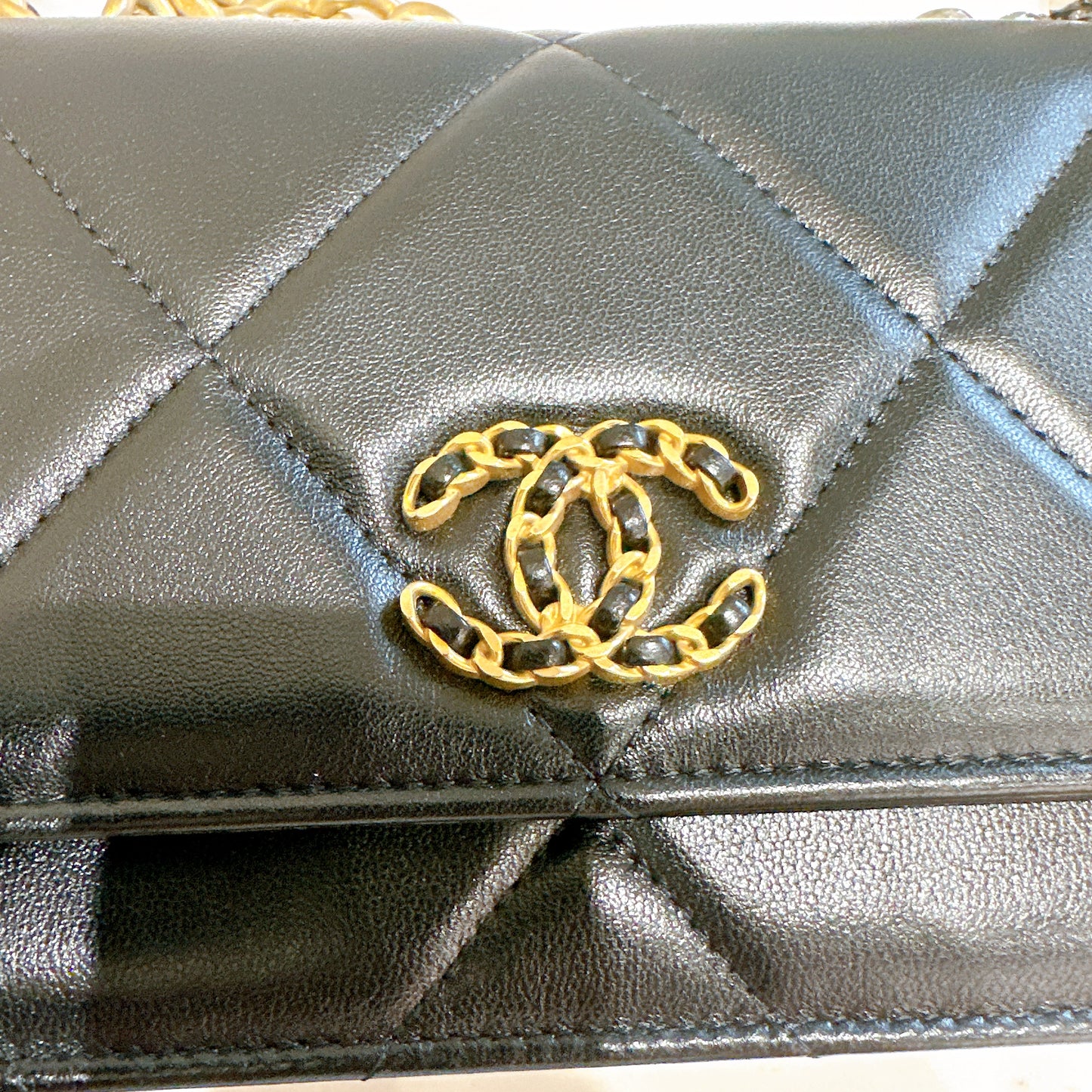 Chanel 19 WOC in Black
